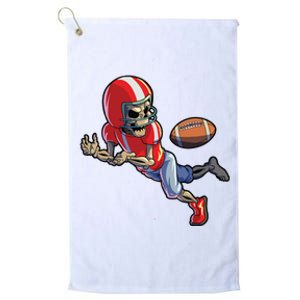 Football Halloween Boy Skeleton Halloween Platinum Collection Golf Towel