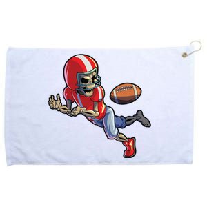 Football Halloween Boy Skeleton Halloween Grommeted Golf Towel