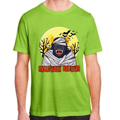 Funny Halloween Believer Scary Bigfoot Mummy Sasquatch Adult ChromaSoft Performance T-Shirt