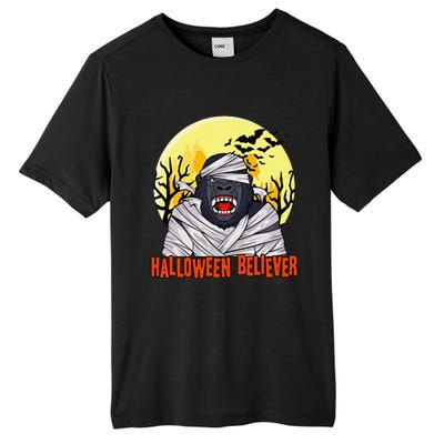 Funny Halloween Believer Scary Bigfoot Mummy Sasquatch Tall Fusion ChromaSoft Performance T-Shirt