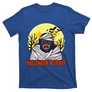 Funny Halloween Believer Scary Bigfoot Mummy Sasquatch T-Shirt