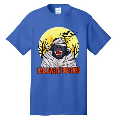 Funny Halloween Believer Scary Bigfoot Mummy Sasquatch Tall T-Shirt