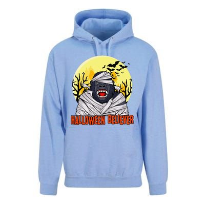 Funny Halloween Believer Scary Bigfoot Mummy Sasquatch Unisex Surf Hoodie