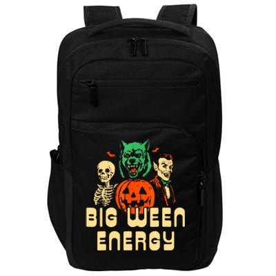 Funny Halloween Big Ween Energy Impact Tech Backpack