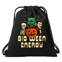 Funny Halloween Big Ween Energy Drawstring Bag