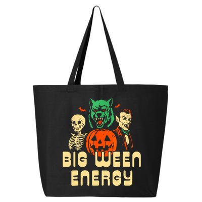 Funny Halloween Big Ween Energy 25L Jumbo Tote