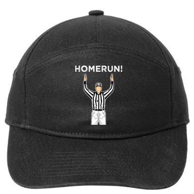 Funny HomeRun Baseball Football Up 7-Panel Snapback Hat