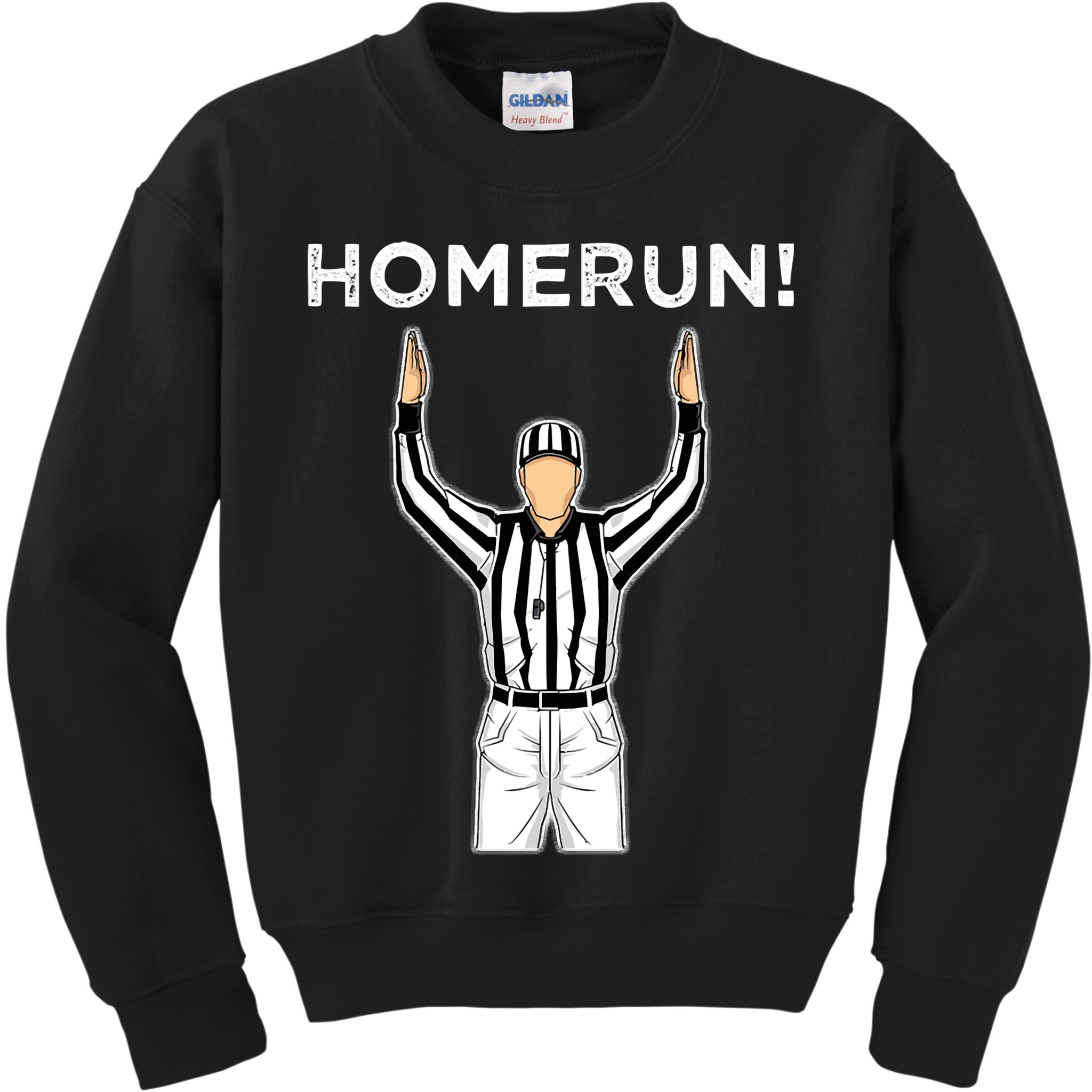 Funny HomeRun Baseball Football Up Kids Sweatshirt