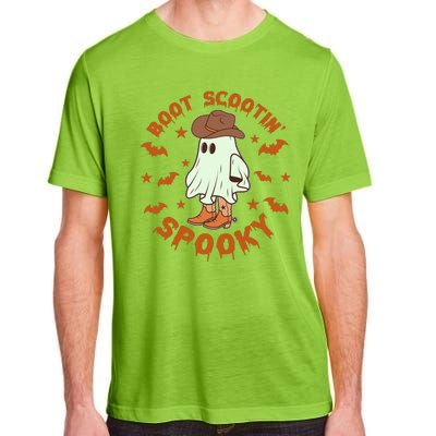 Funny Halloween Boot Scootin Spooky Cowboy Ghost Adult ChromaSoft Performance T-Shirt