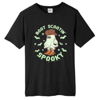 Funny Halloween Boot Scootin Spooky Cowboy Ghost Tall Fusion ChromaSoft Performance T-Shirt