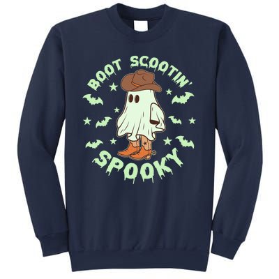 Funny Halloween Boot Scootin Spooky Cowboy Ghost Sweatshirt