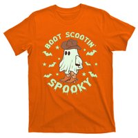 Funny Halloween Boot Scootin Spooky Cowboy Ghost T-Shirt