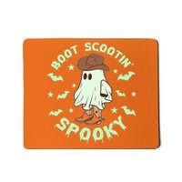 Funny Halloween Boot Scootin Spooky Cowboy Ghost Mousepad