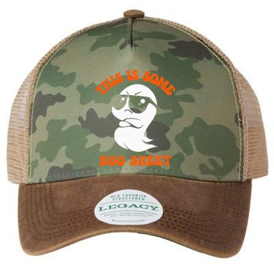 Funny Halloween Boo Ghost Costume This Is Some Boo Sheet Legacy Tie Dye Trucker Hat