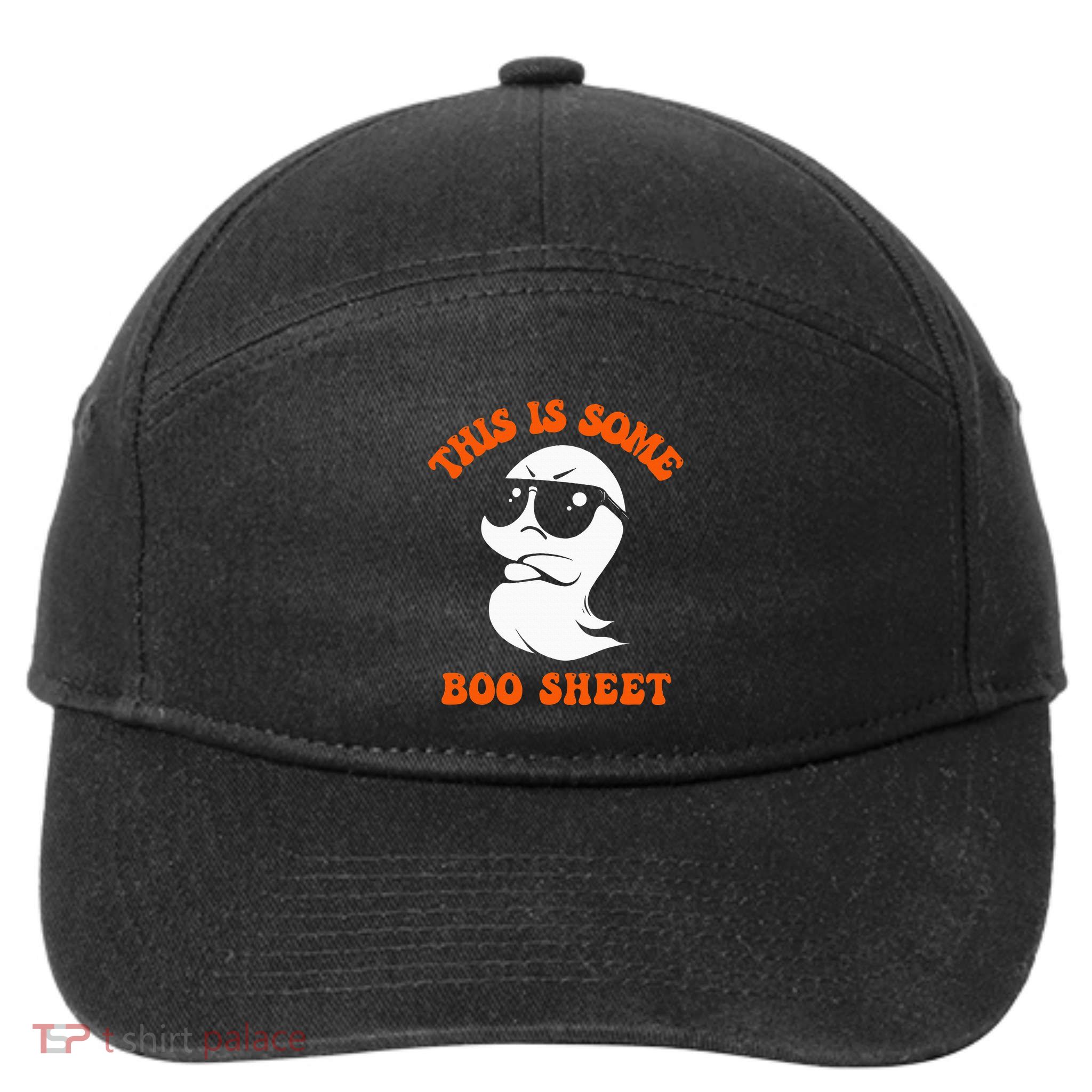 Funny Halloween Boo Ghost Costume This Is Some Boo Sheet 7-Panel Snapback Hat