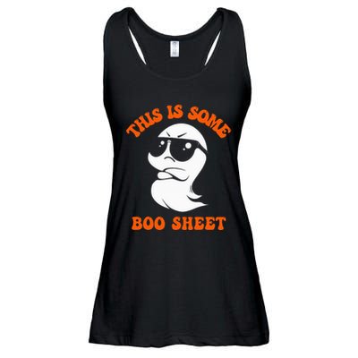Funny Halloween Boo Ghost Costume This Is Some Boo Sheet Ladies Essential Flowy Tank