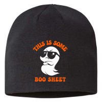 Funny Halloween Boo Ghost Costume This Is Some Boo Sheet Sustainable Beanie