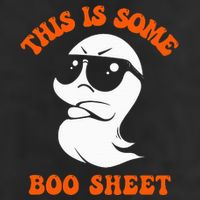 Funny Halloween Boo Ghost Costume This Is Some Boo Sheet Large Microfiber Waffle Golf Towel