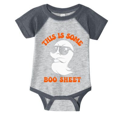 Funny Halloween Boo Ghost Costume This Is Some Boo Sheet Infant Baby Jersey Bodysuit
