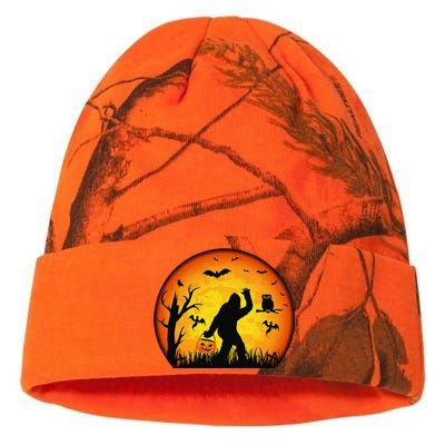 Funny Halloween Bigfoot Halloween Costume Bigfoot Pumpkin Kati Licensed 12" Camo Beanie