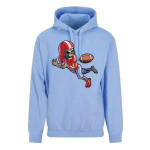 Football Halloween Boy Skeleton Halloween Unisex Surf Hoodie