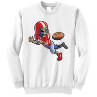 Football Halloween Boy Skeleton Halloween Sweatshirt