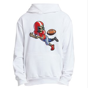 Football Halloween Boy Skeleton Halloween Urban Pullover Hoodie