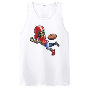 Football Halloween Boy Skeleton Halloween PosiCharge Competitor Tank