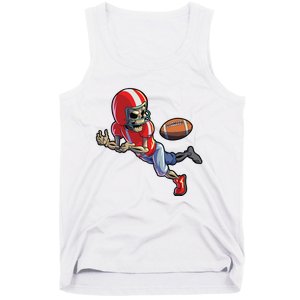 Football Halloween Boy Skeleton Halloween Tank Top