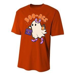 Funny Halloween BooJee Bougie Ghost Girl Performance Sprint T-Shirt