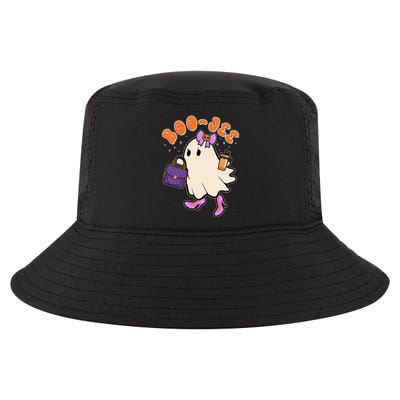 Funny Halloween BooJee Bougie Ghost Girl Cool Comfort Performance Bucket Hat