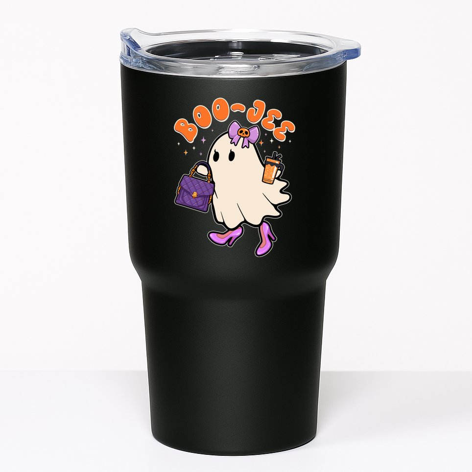 Funny Halloween BooJee Bougie Ghost Girl Tumbler