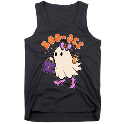 Funny Halloween BooJee Bougie Ghost Girl Tank Top