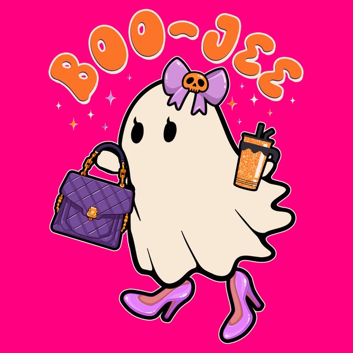 Funny Halloween BooJee Bougie Ghost Girl T-Shirt