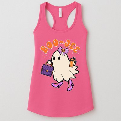 Funny Halloween BooJee Bougie Ghost Girl Womens Tank Top