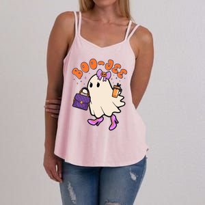 Funny Halloween BooJee Bougie Ghost Girl Women's Strappy Tank