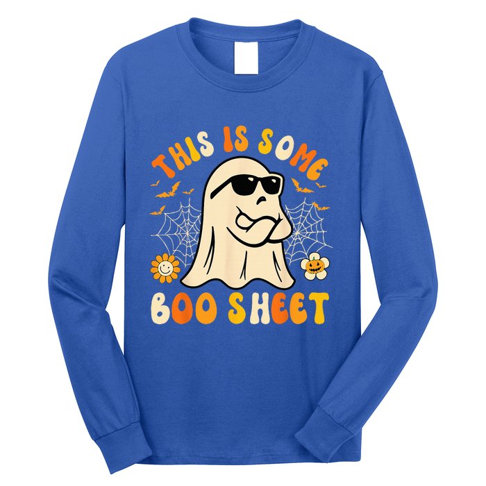 Funny Halloween Boo Ghost Costume This Is Some Boo Sheet Long Sleeve Shirt