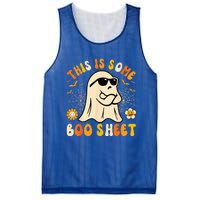 Funny Halloween Boo Ghost Costume This Is Some Boo Sheet Mesh Reversible Basketball Jersey Tank