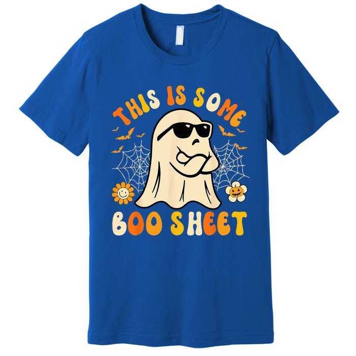 Funny Halloween Boo Ghost Costume This Is Some Boo Sheet Premium T-Shirt