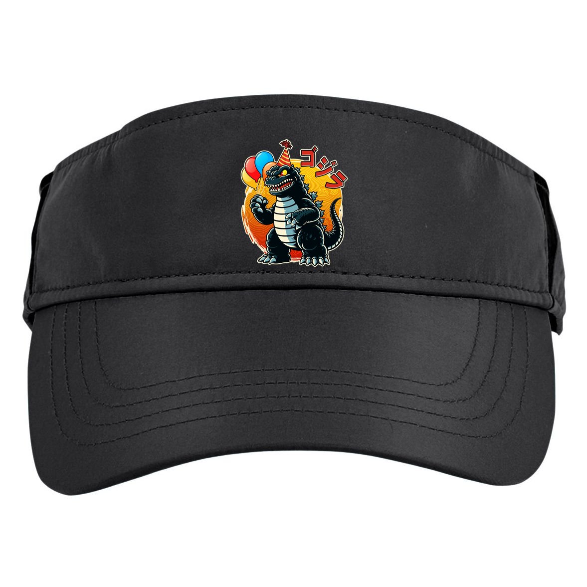 Funny Happy Birthday Japanese Kaiju Monster Adult Drive Performance Visor