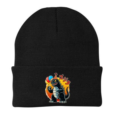 Funny Happy Birthday Japanese Kaiju Monster Beanie