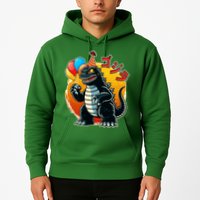 Funny Happy Birthday Japanese Kaiju Monster Hoodie