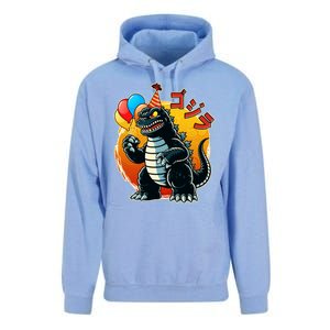 Funny Happy Birthday Japanese Kaiju Monster Unisex Surf Hoodie