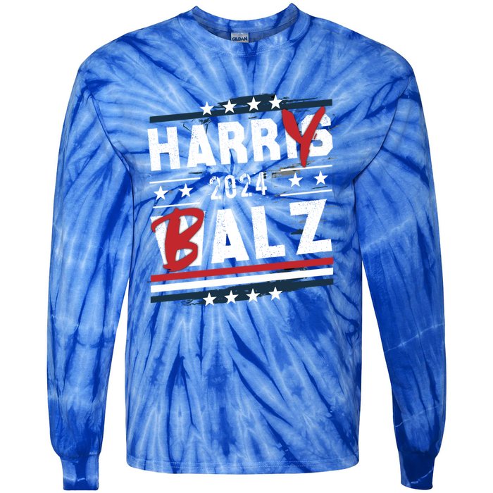 Funny Harry Balz Gift Tie-Dye Long Sleeve Shirt