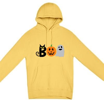 Funny Halloween BOO Pumpkins Costume Premium Pullover Hoodie