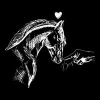 Funny Hand Boop On A HorseS Nose Funny Horse Lover Long Sleeve Impact Tech Backpack