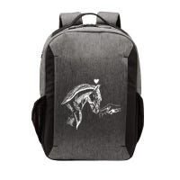 Funny Hand Boop On A HorseS Nose Funny Horse Lover Long Sleeve Vector Backpack