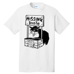 Funny Hissing Booth Kitten Kitty Cat Furmom Furdad Tall T-Shirt