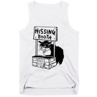 Funny Hissing Booth Kitten Kitty Cat Furmom Furdad Tank Top