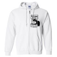 Funny Hissing Booth Kitten Kitty Cat Furmom Furdad Full Zip Hoodie